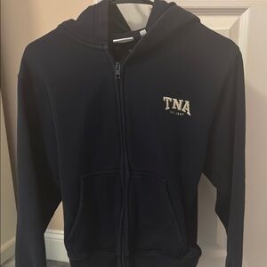 TNA Black Hoodie with Logo